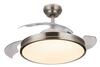 Philips Atlas stropní svítidlo s ventilátorem 28W (větrák) + 35W (světlo) 4500lm 2700/4000/5500K 49cm, nikl