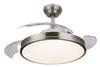 Philips Atlas stropní svítidlo s ventilátorem 28W (větrák) + 35W (světlo) 4500lm 2700/4000/5500K 49cm, nikl