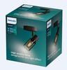 Philips Palms bodové svítidlo 1x E14 25W bez zdroje 13cm IP20, černé