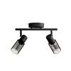 Philips Palms bodové svítidlo 2x E14 25W bez zdroje 27,5cm IP20, černé