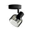 Philips Sleet bodové svítidlo 1x E14 25W bez zdroje 13cm IP20, černé