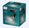Philips Sleet bodové svítidlo 1x E14 25W bez zdroje 13cm IP20, černé