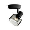 Philips Sleet bodové svítidlo 1x E14 25W bez zdroje 13cm IP20, černé