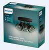 Philips Sleet bodové svítidlo 3x E14 25W bez zdroje 20cm kulaté IP20, černé
