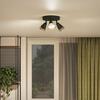 Philips Cleft bodové svítidlo 3x GU10 5W bez zdroje 20cm kulaté IP20, černé