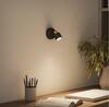 Philips Niall bodové svítidlo 1x GU10 5W bez zdroje 13cm IP20, černé