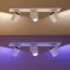 Philips Hue 50623/31/P7 Hue WACA Argenta bodové LED svítidlo GU10 3x5,7W 350lm 2000-6500K RGB IP20 bílá
