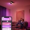 Philips Hue 50608/30/P7 Hue WACA Centris stropní LED svítidlo 1x25W+GU10 3x5,7W 2810lm 2000-6500K RGB IP20 černá
