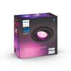 Philips Hue WACA Centura podhledové LED svítidlo GU10 5,7W 350lm 2000-6500K RGB IP20 kulaté, černé