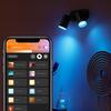 Philips Hue 50632/30/P7 Hue WACA Fugato bodové LED svítidlo 2x GU10 5,7W 350lm 2000-6500K RGB IP20, černé