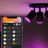Philips Hue 50633/30/P7 Hue WACA Fugato bodové LED svítidlo 3x GU10 5,7W 350lm 2000-6500K RGB IP20 černá