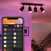 Philips Hue 50634/30/P7 Hue WACA Fugato bodové LED svítidlo 4x GU10 5,7W 350lm 2000-6500K RGB IP20 černá