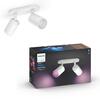 Philips Hue 50632/31/P7 Hue WACA Fugato bodové LED svítidlo 2x GU10 5,7W 350lm 2000-6500K RGB IP20, bílé