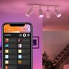 Philips Hue 50634/31/P7 Hue WACA Fugato bodové LED svítidlo 4x GU10 5,7W 350lm 2000-6500K RGB IP20, bílé