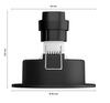 Philips Hue WA Milliskin zápustné LED svítidlo 3xGU10 4,2W 400lm 2200-6500K 9cm kulaté IP20, hliník