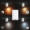 Philips Hue WA Pillar bodové LED svítidlo GU10 1x5W 350lm 2200-6500K IP20 bílá + ovladač