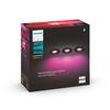 Philips Hue WACA Xamento podhledové LED svítidlo 3x GU10 5.7W 350lm 2000-6500K RGB IP44, černé