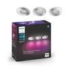 Philips Hue WACA Xamento podhledové LED svítídlo 3x GU10 5.7W 350lm 2000-6500K RGB IP44, chrom