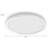 Philips Hue Aurelle přisazený LED panel RD S (kulatý) O 39,5 cm, bílá, 2200-6500K