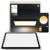 Philips Hue Aurelle přisazený LED panel SQ XL (čtverec) 60x60cm, černá, 2200-6500K