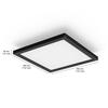Philips Hue Aurelle přisazený LED panel SQ S (čtverec) 30x30cm, černá, 2200-6500K