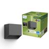 Philips Alix UltraEfficient venkovní nástěnné LED svítidlo 4,3W 800lm 2700K IP44, antracitové