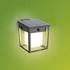 Philips Blaise UltraEfficient solární LED svítidlo se senzorem 1,5W 250/20lm 3000K IP44, hranaté, antracit
