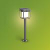 Philips Blaise UltraEfficient solární LED sloupek se senzorem 1,5W 250/20lm 3000K IP44, hranatý, antracit