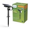 Philips Ashlyn UltraEfficient venkovní solární zemní LED reflektor 1,4W 150lm 2700K IP44, černý
