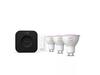 Philips Hue WCA 3x LED žárovka, 4,2W, 400lm, ovladač, bridge