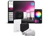 Philips Hue WCA 2 x smart žárovka A60 E27, 8,1W, 1100lm, 1000-20000K RGB, vypínač se stmívačem, bridge