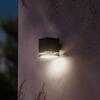 Philips Virona venkovní solární nástěnné LED svítidlo 1,8W 200lm 2700K IP44, černé