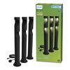 Philips Desi GardenLink 3x venkovní LED sloupek Low Voltage 3x1,5W 3x180lm 2700K 24V IP44 70cm, černý, sada