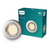 Philips Peridot Rec Kit Rd zapuštěné svítidlo kulaté 7W, AC 220-240, IP20, nikl