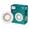 Philips Peridot Rec Kit Rd zapuštěné svítidlo kulaté 7W, AC 220-240, IP20, bílá