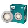 Philips Peridot Rec Kit Rd zapuštěné svítidlo kulaté 7W, AC 220-240, IP20, nikl