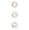 Philips Peridot Rec Kit Rd zapuštěné svítidlo kulaté 7W, AC 220-240, IP20, (3 ks), bílá