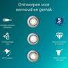 Philips Peridot Rec Kit Rd zapuštěné svítidlo kulaté 7W, AC 220-240, IP20, (3 ks), nikl