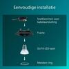 Philips Peridot Rec Kit Rd zapuštěné svítidlo kulaté 7W, AC 220-240, IP20, (3 ks), černá