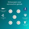 Philips Peridot Rec Kit Rd zapuštěné svítidlo kulaté 7W, AC 220-240, IP20, (5 ks), bílá