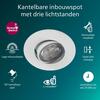 Philips Zapuštěné bodové svítidlo Cilantro Step 5W, 90lm/W, 2700K, bílá