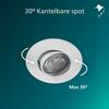 Philips Zapuštěné bodové svítidlo Cilantro Step 5W, 90lm/W, 2700K, bílá