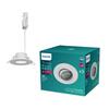 Philips Zapuštěné bodové svítidlo Cilantro Step 5W, 99lm/W, 4000K, (3 ks), bílá