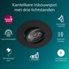 Philips Zapuštěné bodové svítidlo Cilantro Step 5W, 99lm/W, 4000K, (3 ks), černá