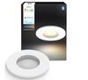 Philips Hue Adore zápustné koupelnové svítidlo kulaté 1x4,2W, 2000-6500K, IP44, bílá