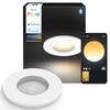 Philips Hue Adore zápustné koupelnové svítidlo kulaté 1x4,2W, 2000-6500K, IP44, bílá