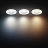Philips Hue Adore zápustné koupelnové svítidlo kulaté 3x4,2W, 2000-6500K, IP44, bílá (3ks)