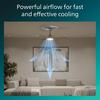 Philips Olas stropní ventilátor a svítidlo 30W+24W 3000/4300/6500K 106cm bílá