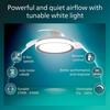 Philips Bliss DC stropní ventilátor a svítidlo 28W+35W černý
