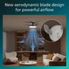Philips Atlas DC stropní ventilátor a svítidlo 28W+35W nikl